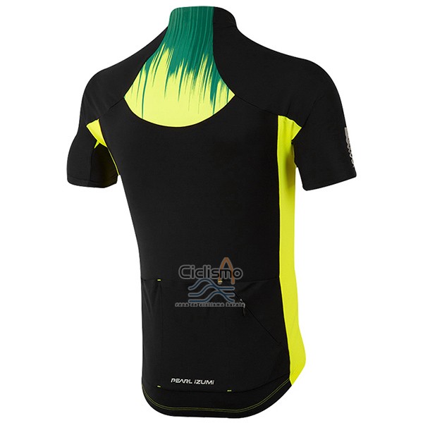 Pearl Izumi Ropa Ciclismo Culotte Corto 2017 Hombre Mangas Cortas AMarillo y Negro